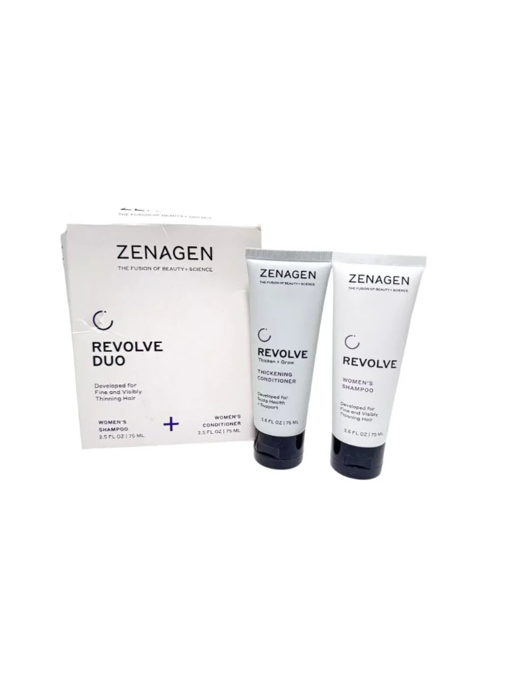 Zenagen Revolve Women’s Thickening Shampoo & Conditioner Duo 2.5 oz